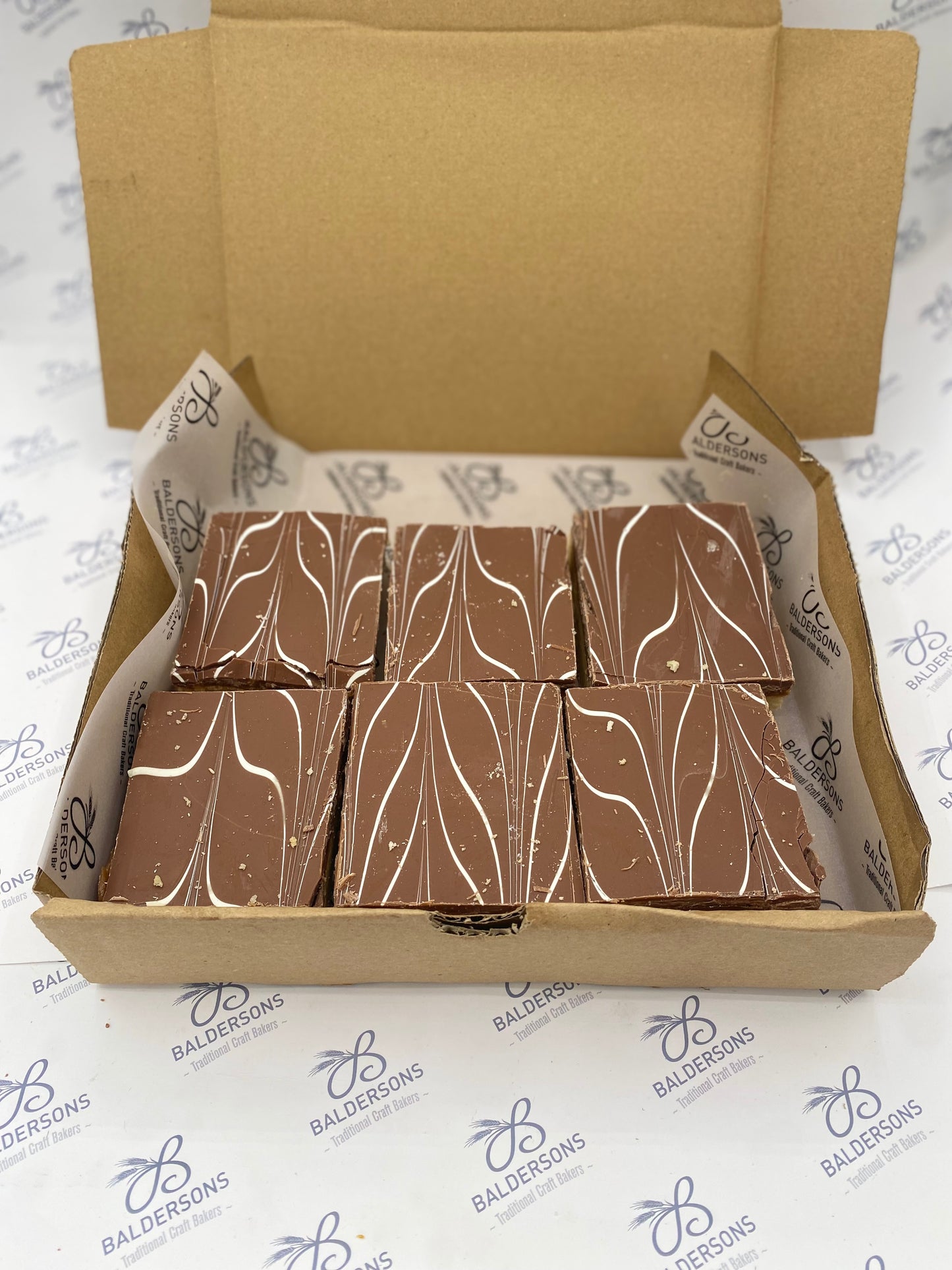 Box of 6 Caramel Slice