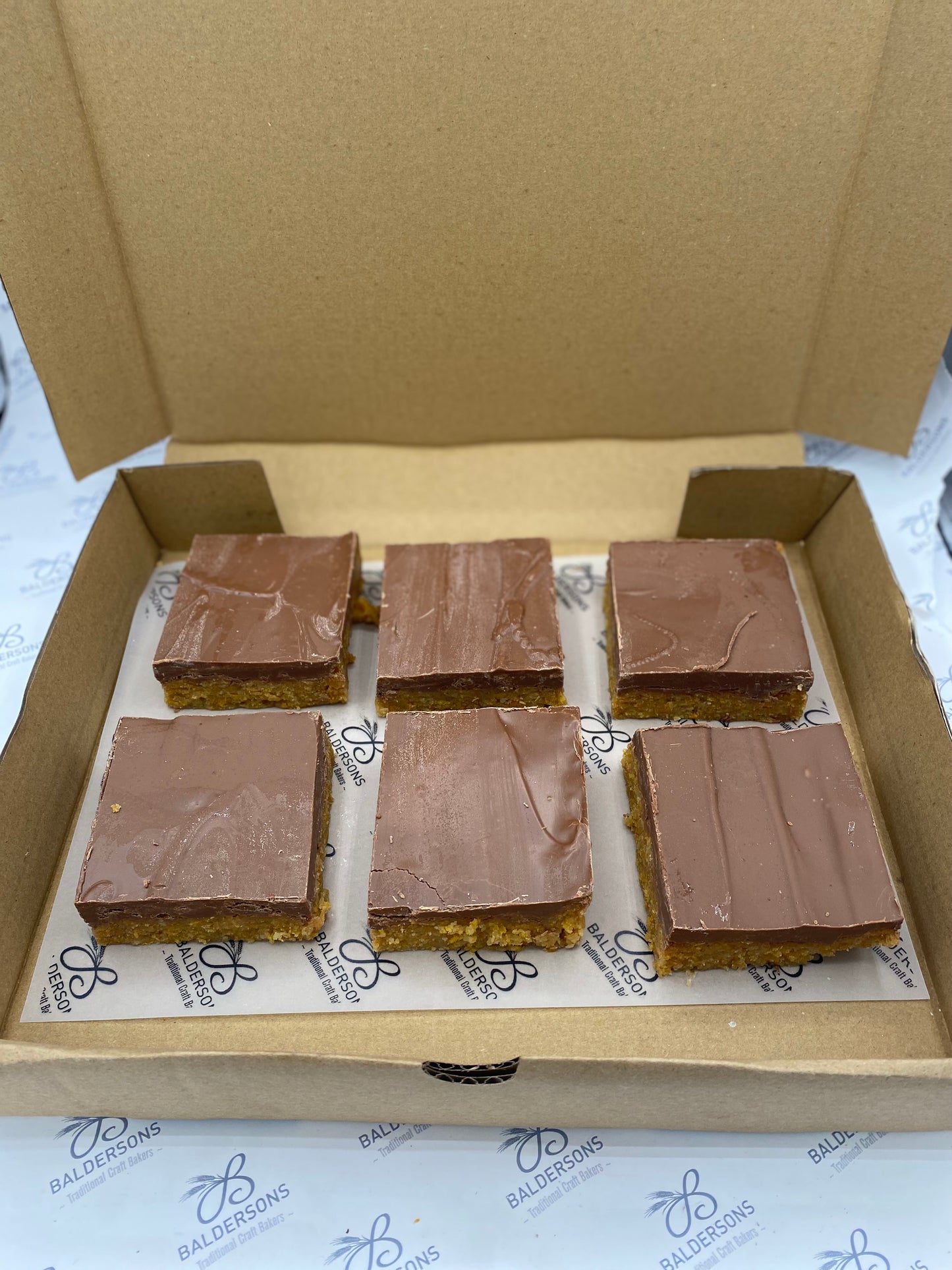 Box of 6 Chocolate Flapjack
