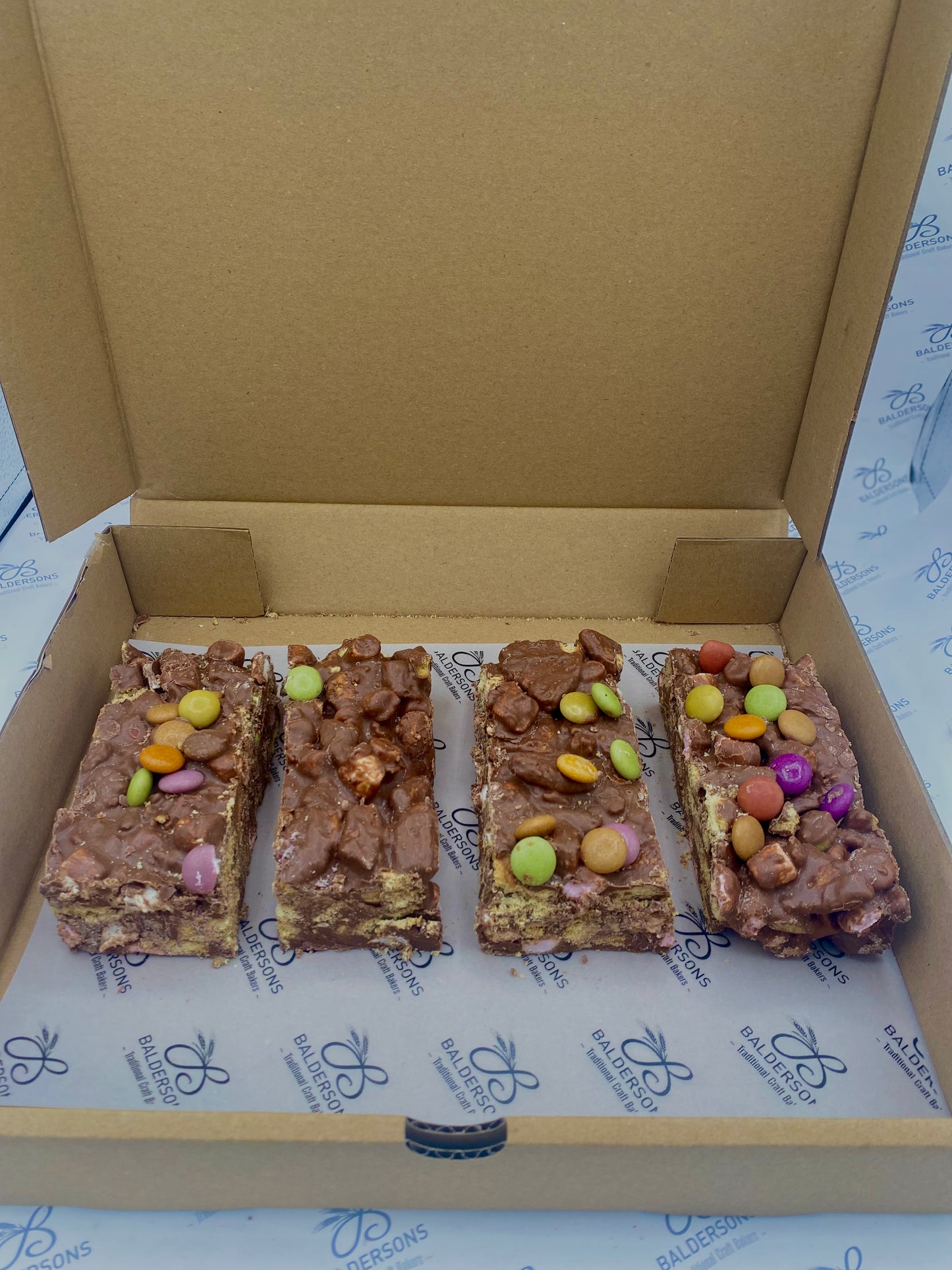 Box of 4 Smarties Rocky Road