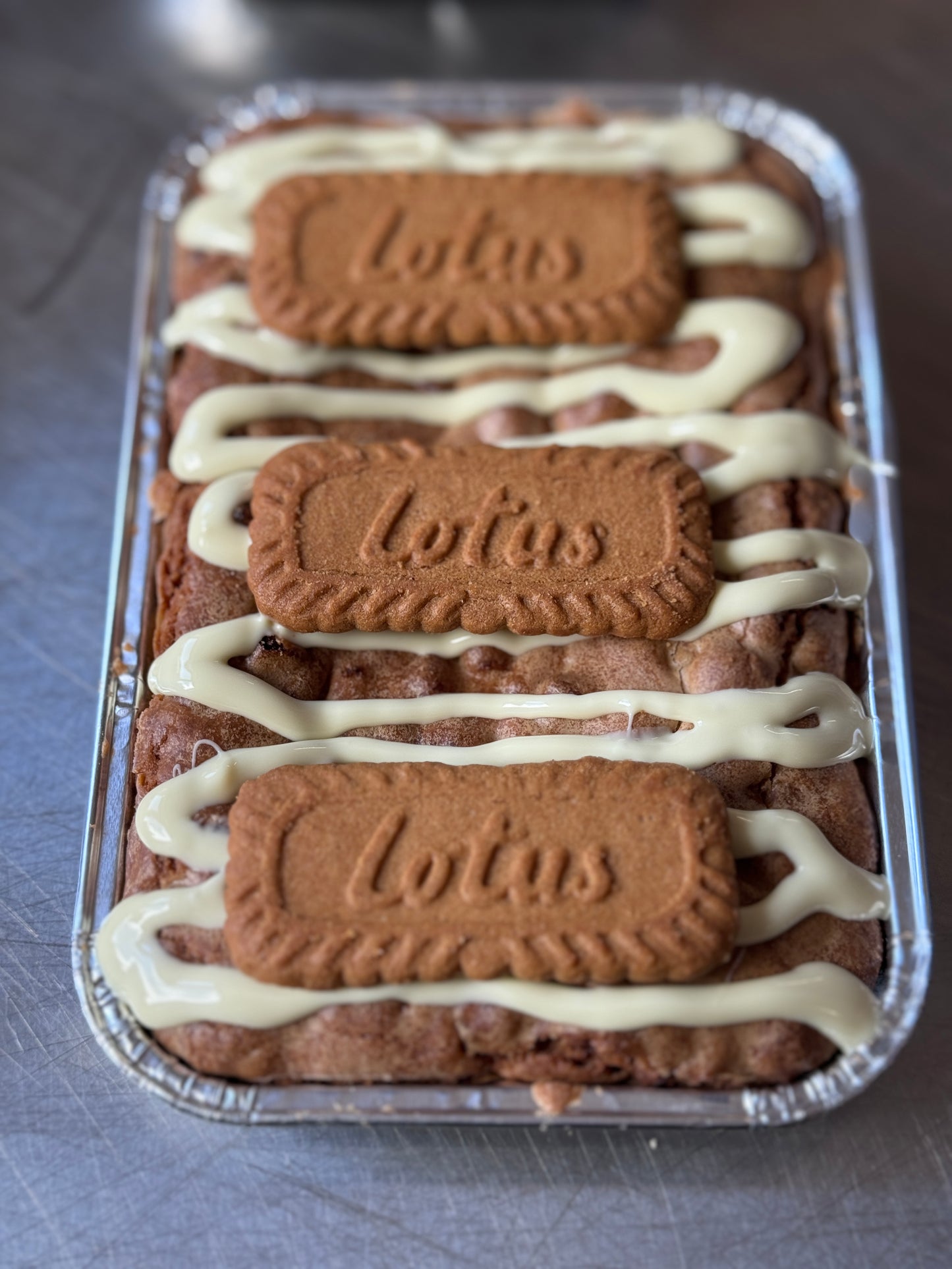 Biscoff Blondie Tray😍⚠️