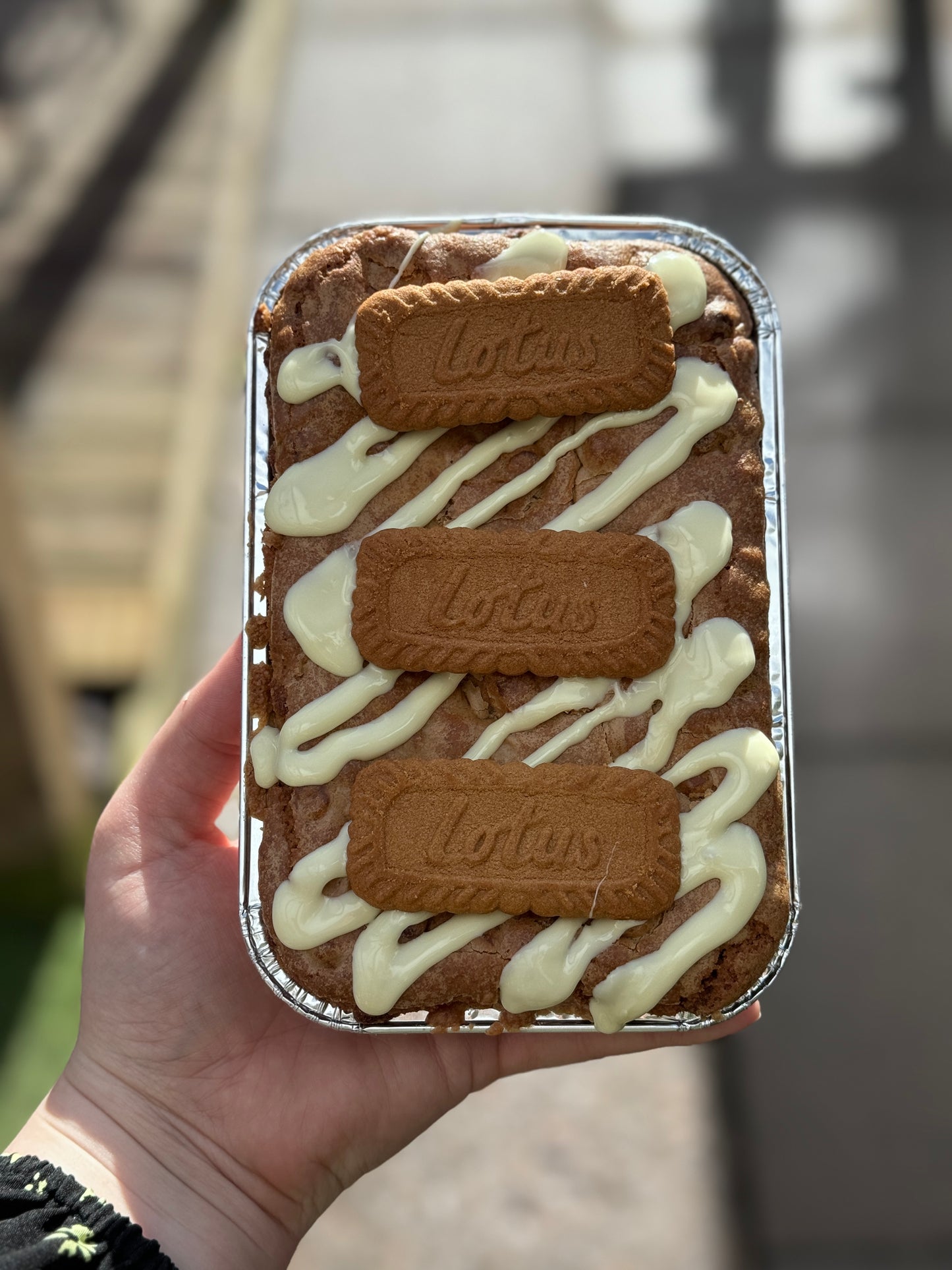 Biscoff Blondie Tray😍⚠️