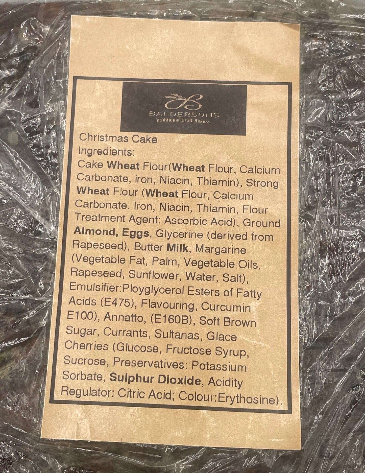 6 inch Christmas Cake